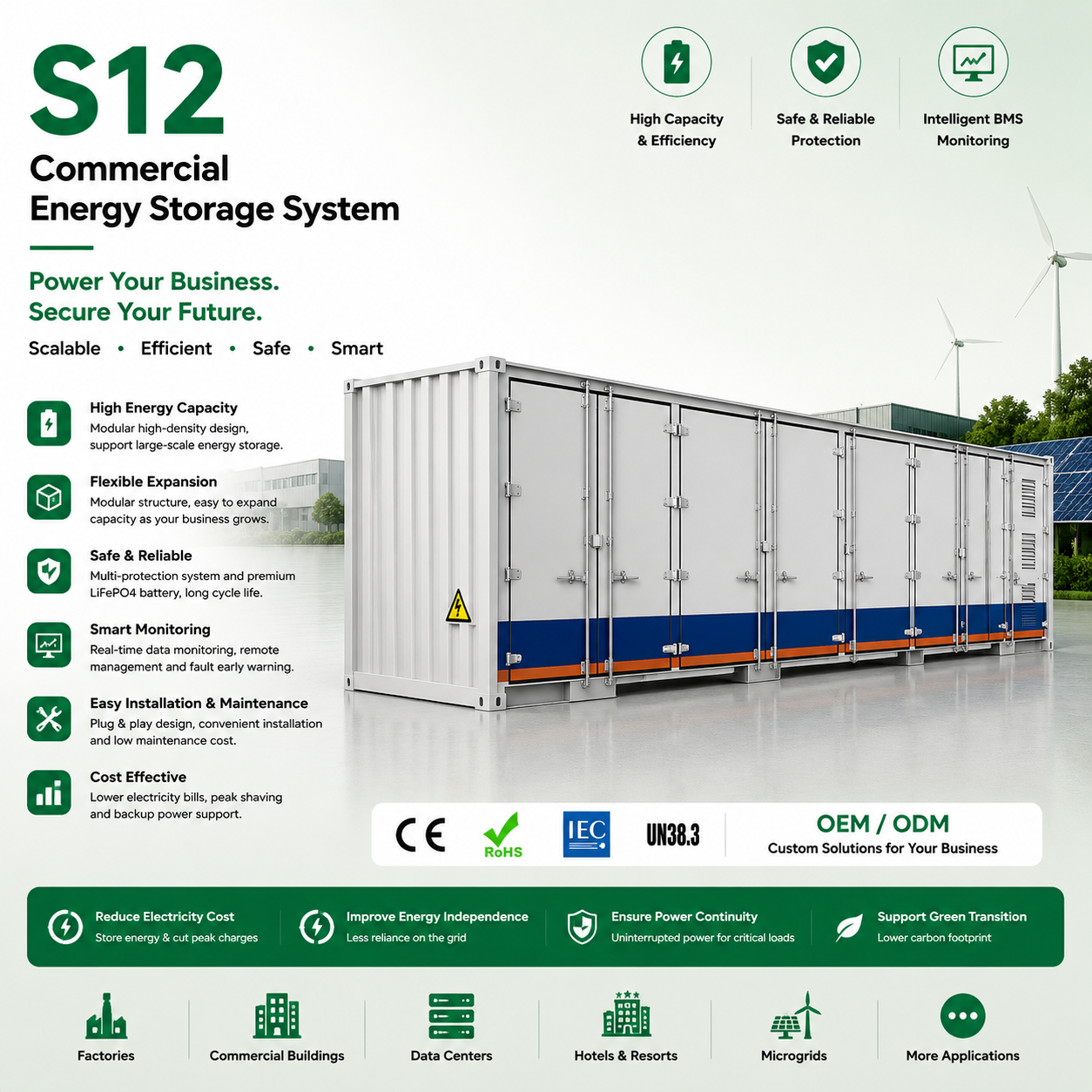 Model: S12 Commercial Energy Storage System