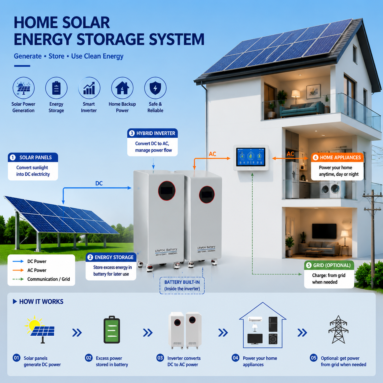 Model: J06 Home energy storage system