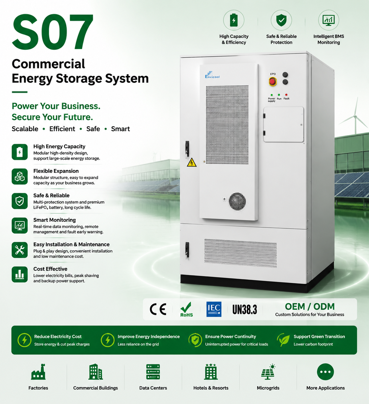Model: S07 Commercial Energy Storage System