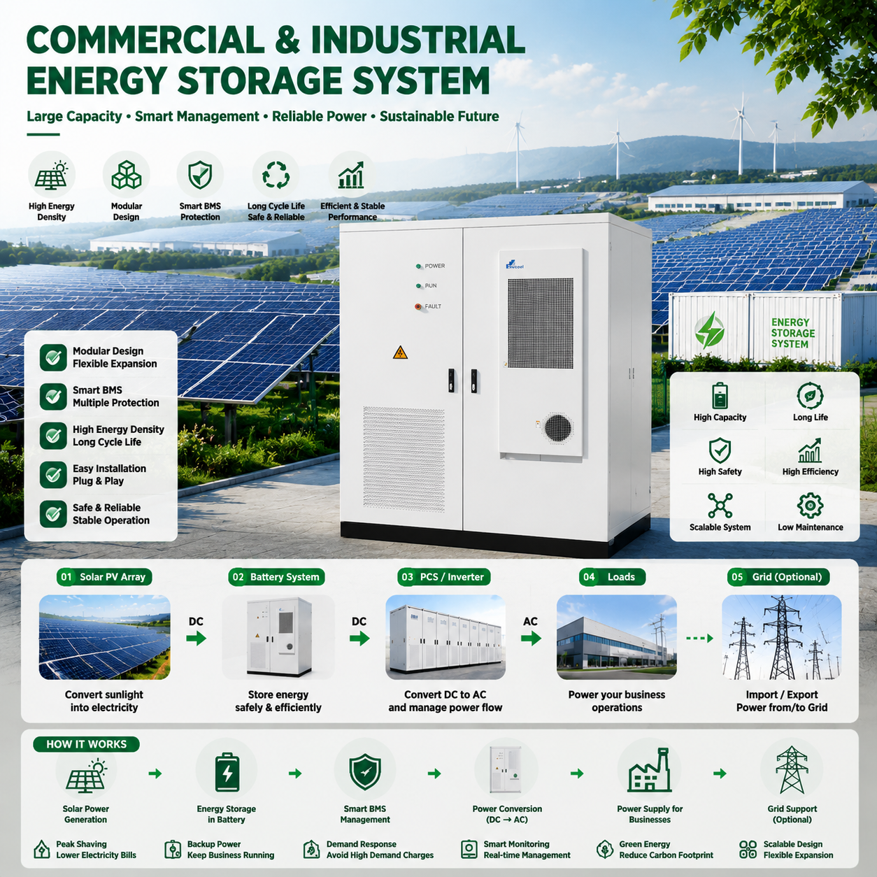 Model: S08 Commercial Energy Storage System