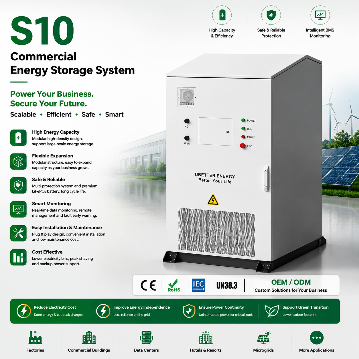 Model: S10 Commercial Energy Storage System