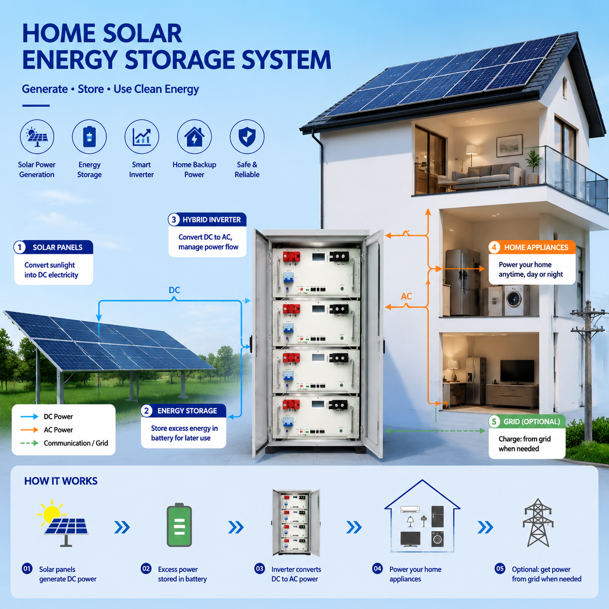 Model: J09 Home energy storage system