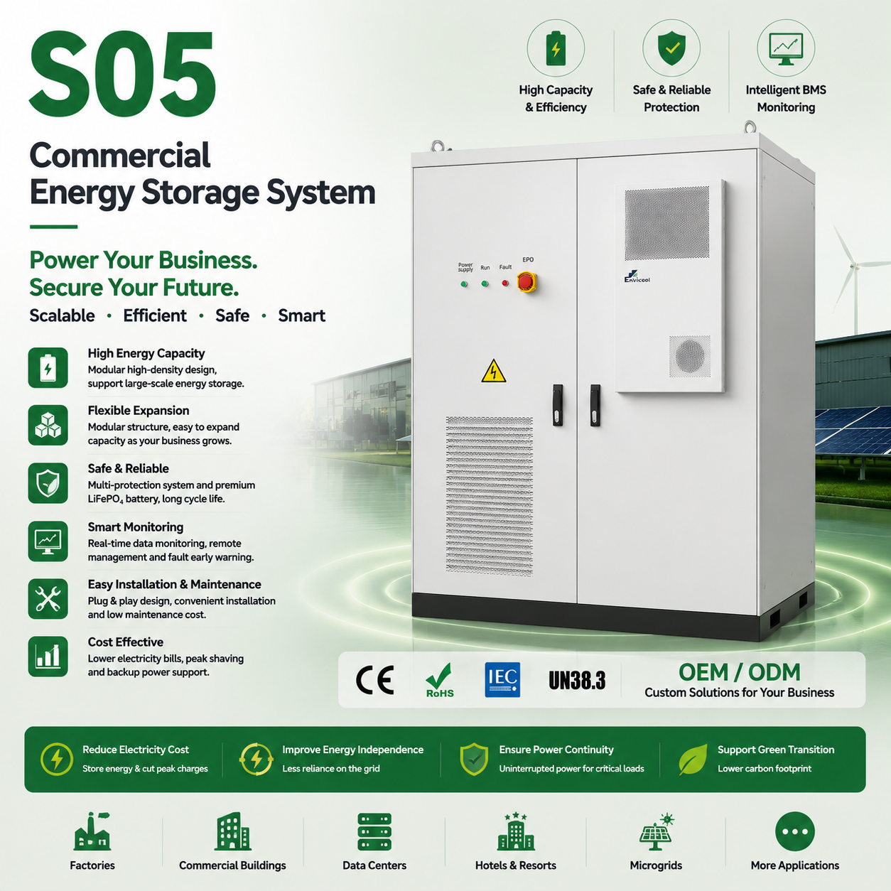 Model: S05 Commercial Energy Storage System
