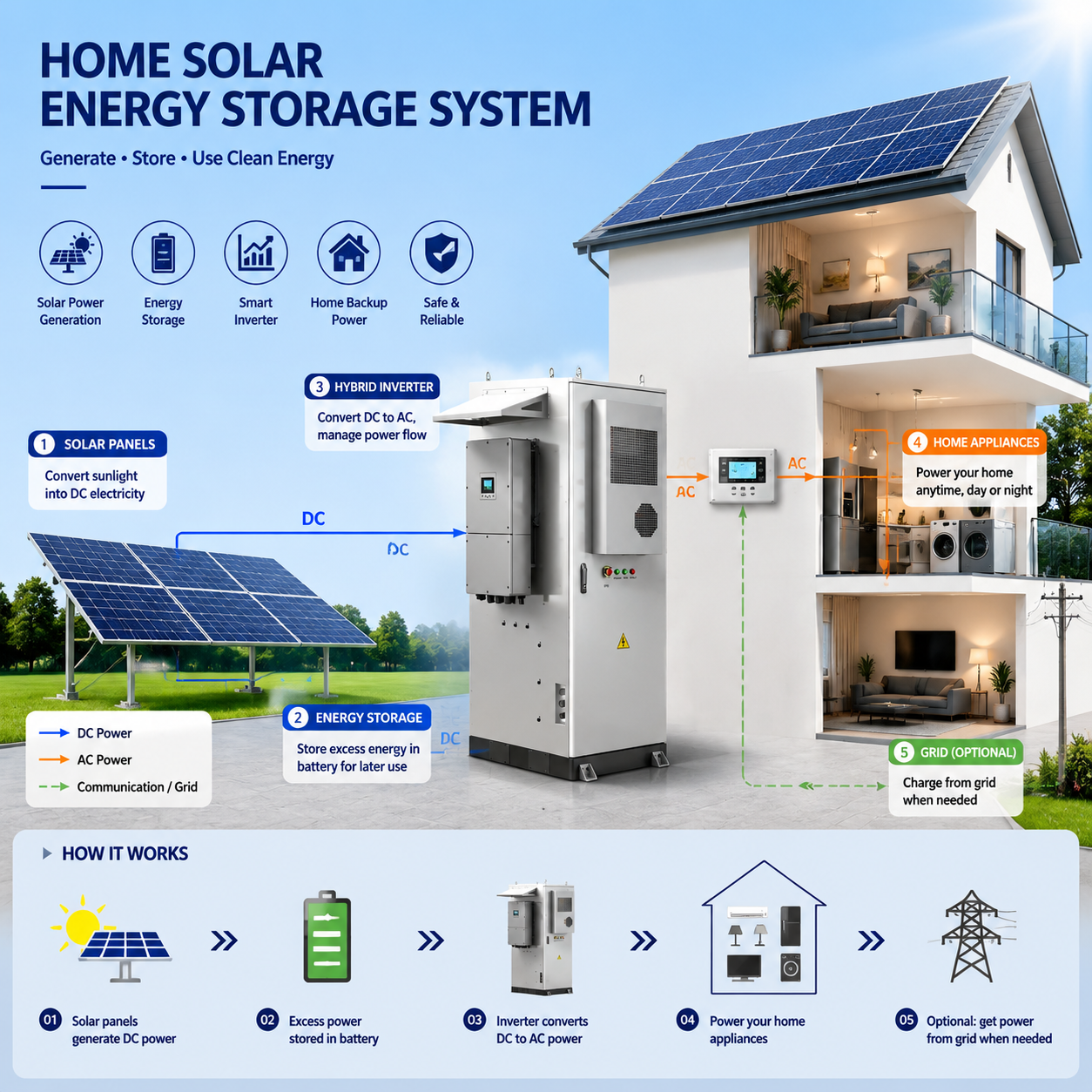 Model: J02 Home energy storage system